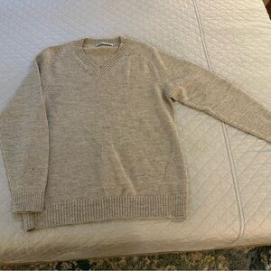 Men's Criquet Gray Baby Alpaca Sweater